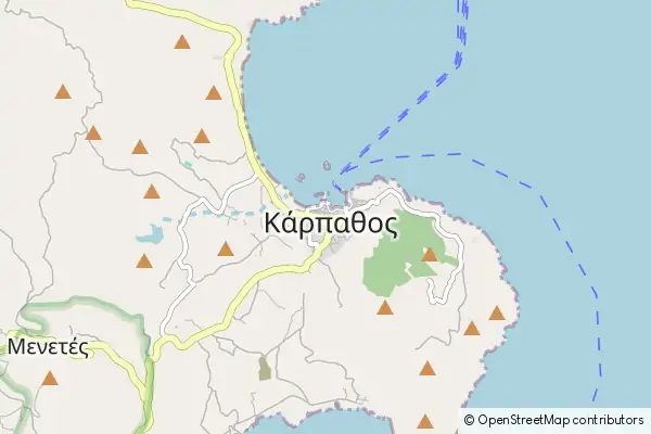 Karte Karpathos Town (Pigadia)