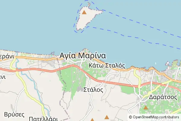 Karte Agía Marína