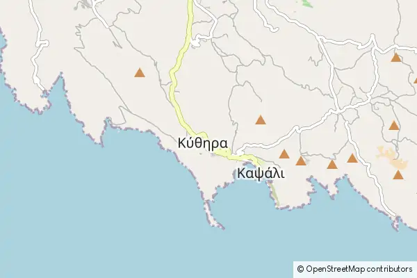 Karte: Kythira Town • © OpenStreetMap contributors Karte Kythira Town