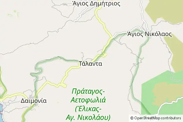 Karte: Tálanta • © OpenStreetMap contributors Karte Tálanta