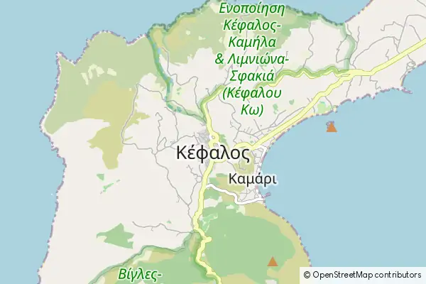 Karte Kefalos