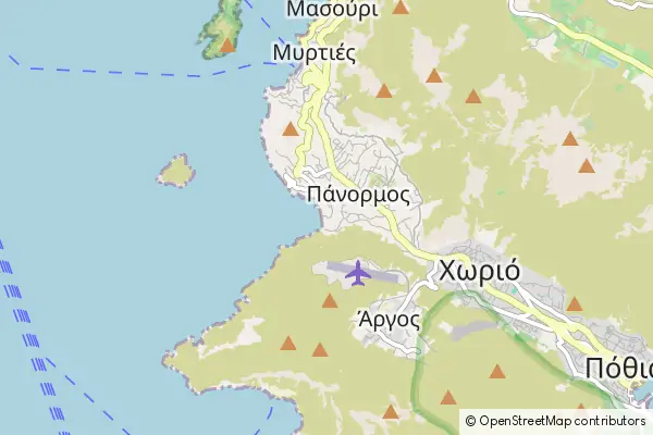 Karte Pánormos (Kalymnos)