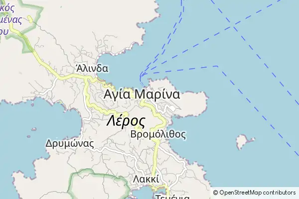 Karte Agía Marína