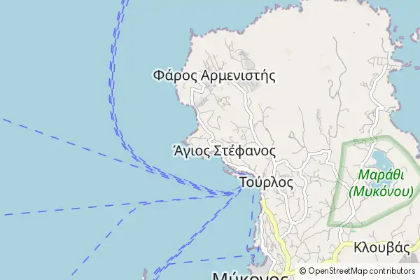 Karte Ágios Stéfanos