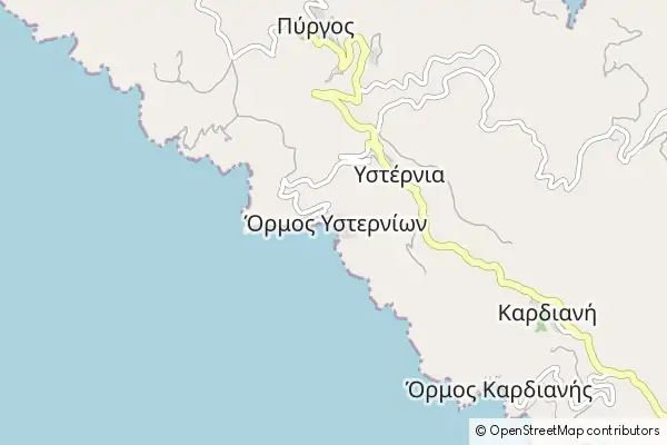 Karte Ormos Isternion