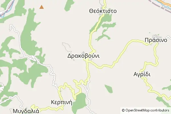Karte: Drakovoúni • © OpenStreetMap contributors Karte Drakovoúni