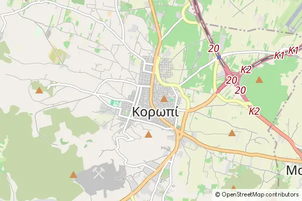 Karte: Koropí • © OpenStreetMap contributors Karte Koropí