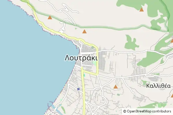 Karte Loutraki