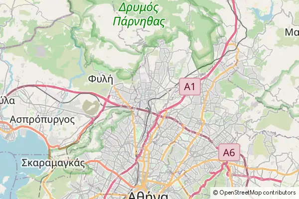 Karte: Acharnes • © OpenStreetMap contributors Karte Acharnes