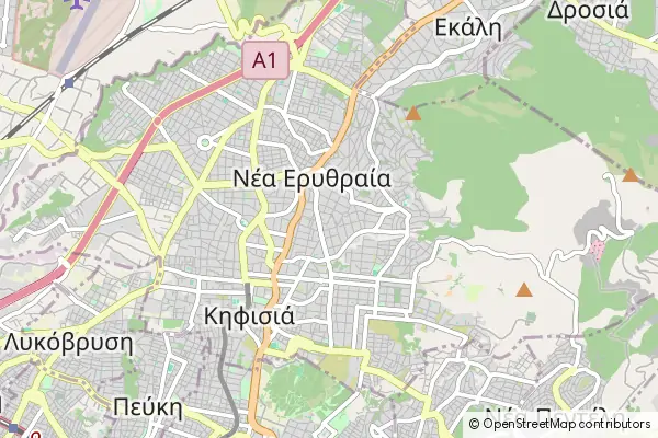 Karte Kifissia