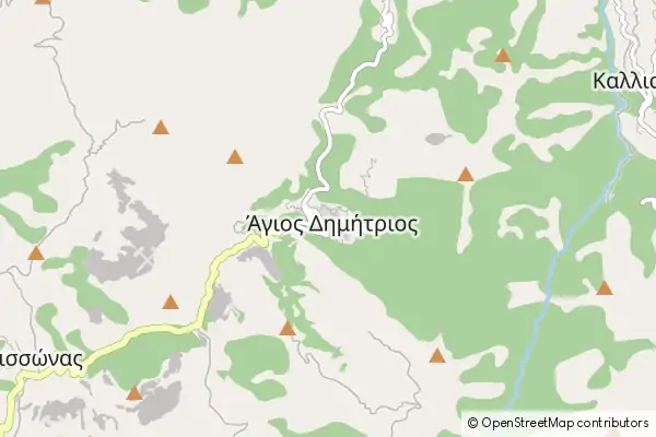 Karte Ágios Dimítrios