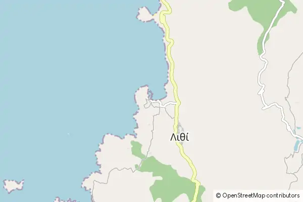 Karte Liménas Lithíou