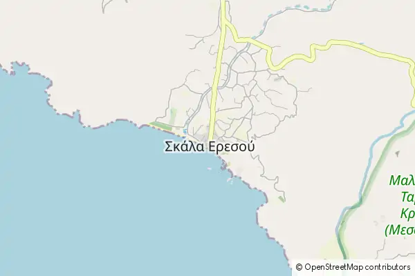 Karte Skála Eresoú