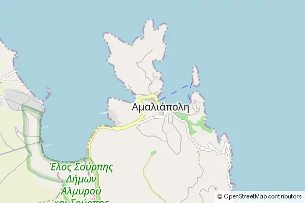 Karte Amaliapoli