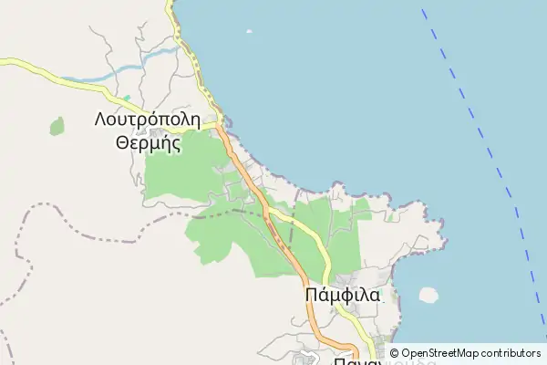 Karte Píryoi Thermís