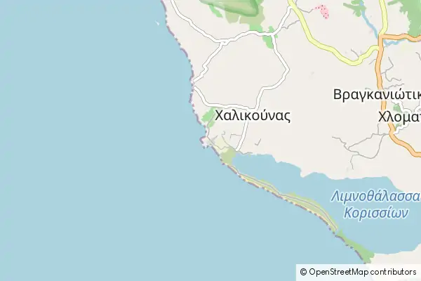 Karte Chalikoúnas
