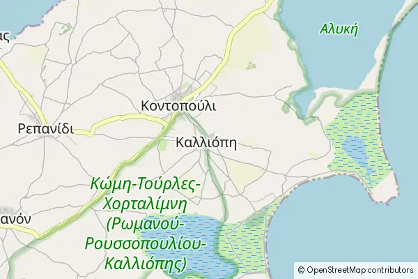 Karte Kalliópi