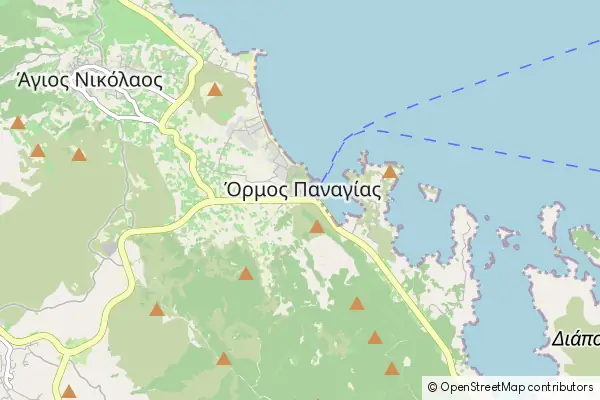 Karte Ormos Panagias