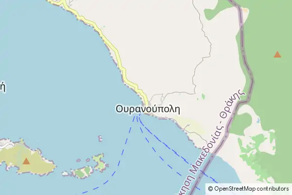 Karte: Ouranoupoli • © OpenStreetMap contributors Karte Ouranoupoli
