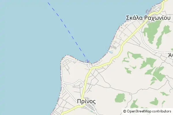 Karte Órmos Prínou