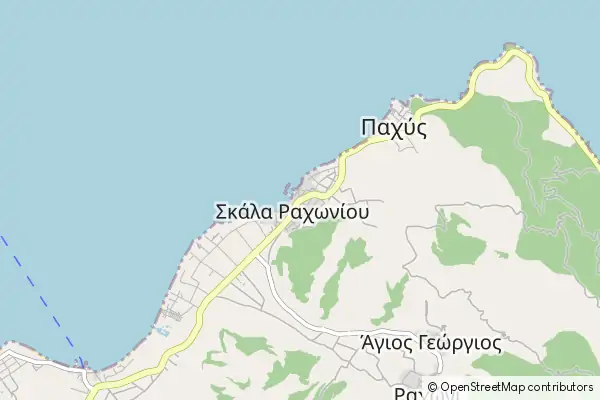 Karte Skála Rachoníou
