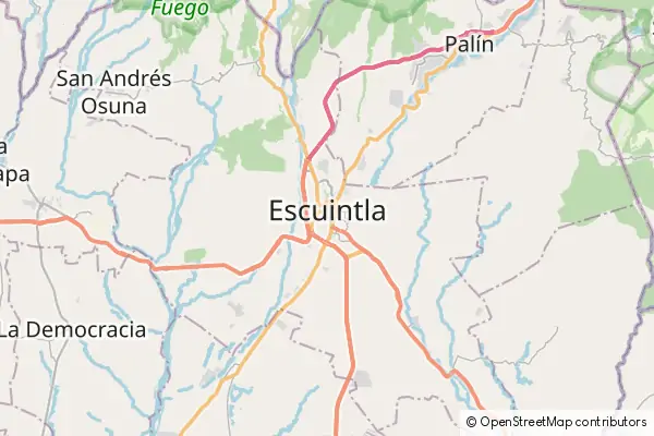 Karte Escuintla