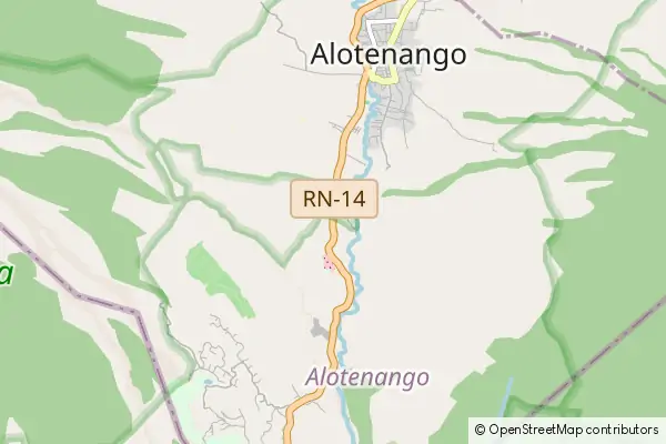 Karte Alotenango