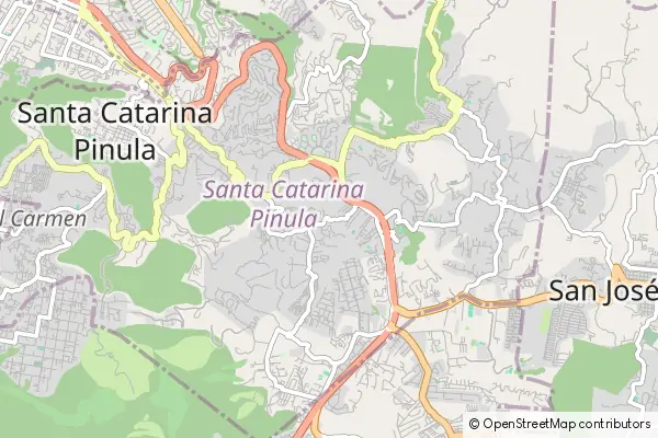 Karte Santa Catarina Pinula