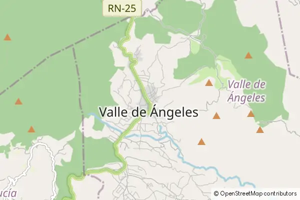 Karte Valle de Ángeles