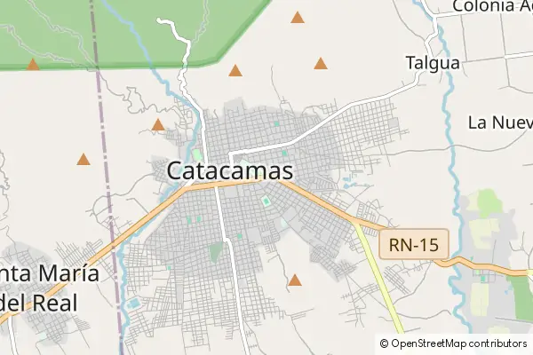 Karte Catacamas