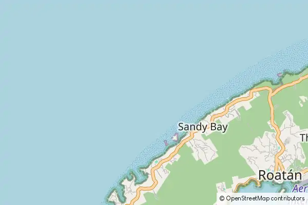 Karte Sandy Bay