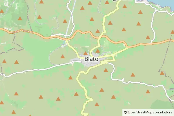 Karte Blato