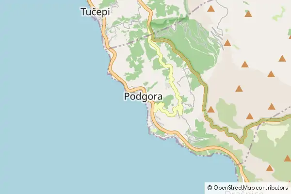 Karte Podgora