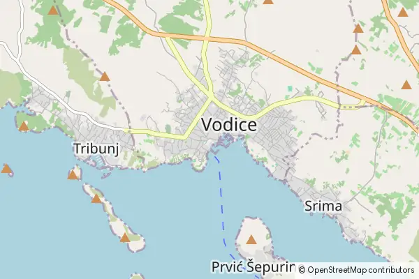 Karte Vodice