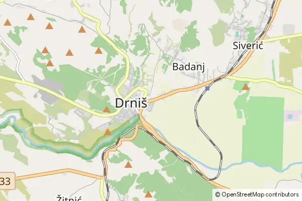 Karte Drniš