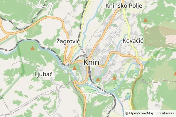 Karte Knin