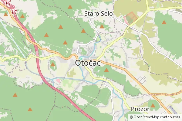 Karte Otočac