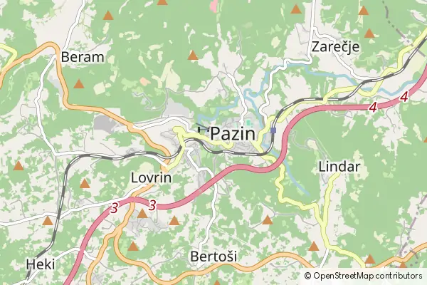 Karte Pazin