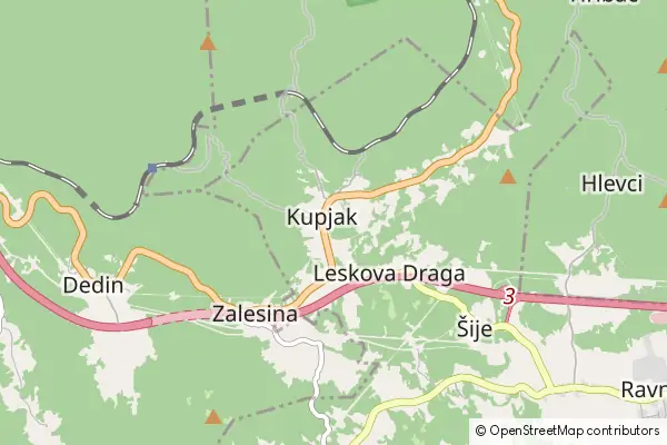 Karte Kupjak