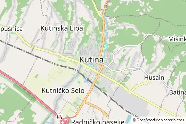 Karte Kutina