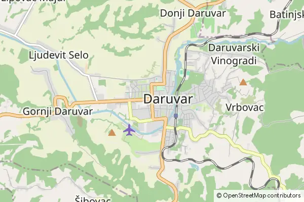 Karte Daruvar