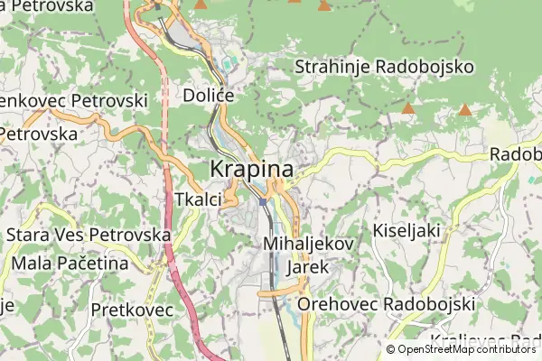 Karte Krapina