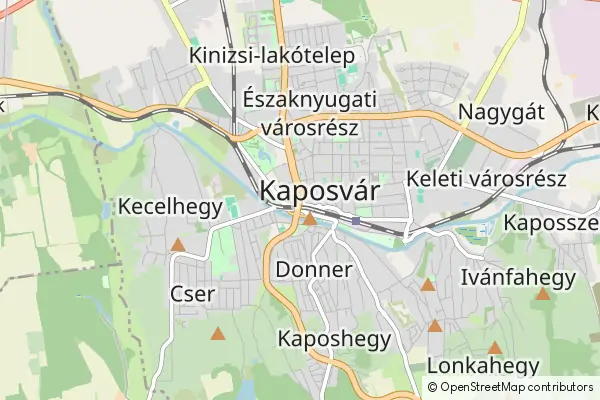 Karte Kaposvár