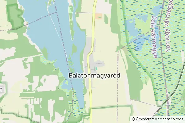 Karte Balatonmagyaród