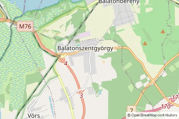 Karte Balatonszentgyörgy