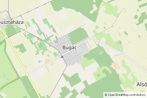 Karte Bugac