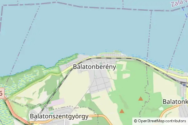 Karte Balatonberény