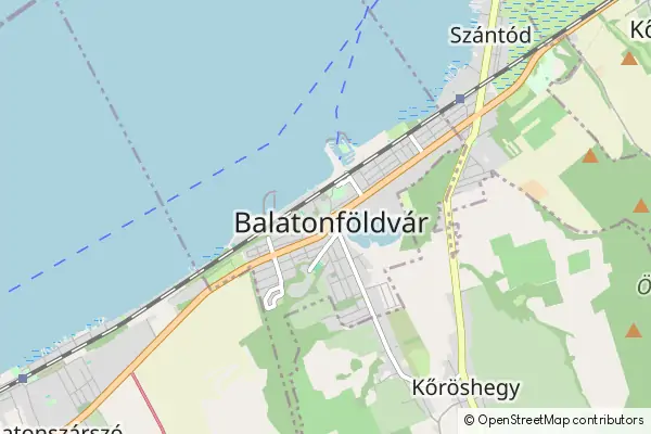 Karte Balatonföldvár