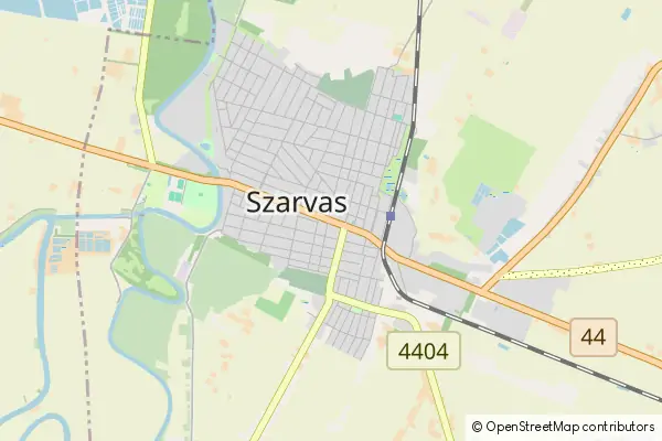 Karte Szarvas