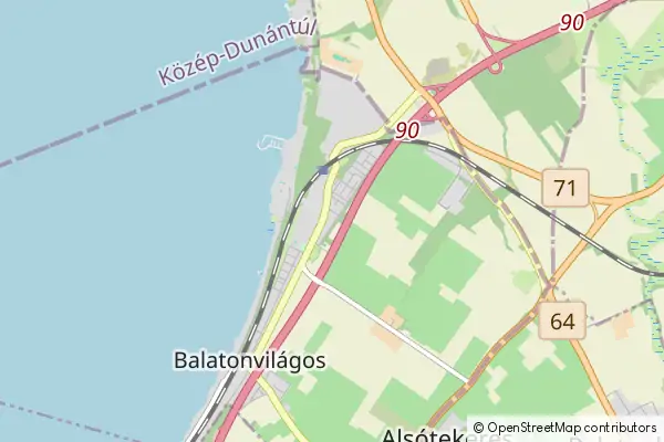 Karte Balatonvilágos